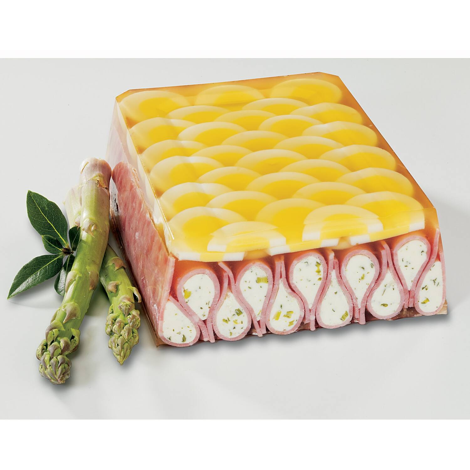 HAM ASPERGEDRUPPELS IN BALSAMICO GELEI